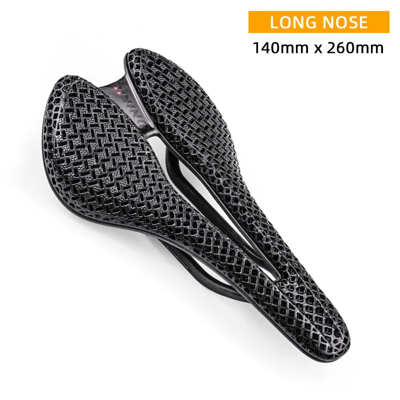 2024 ONIRII 3D Printed Bike Saddle Carbon Hollow Seat 6 Partition Comfortable Breathable Cycling Seat for Road MTB Bicycle NEW