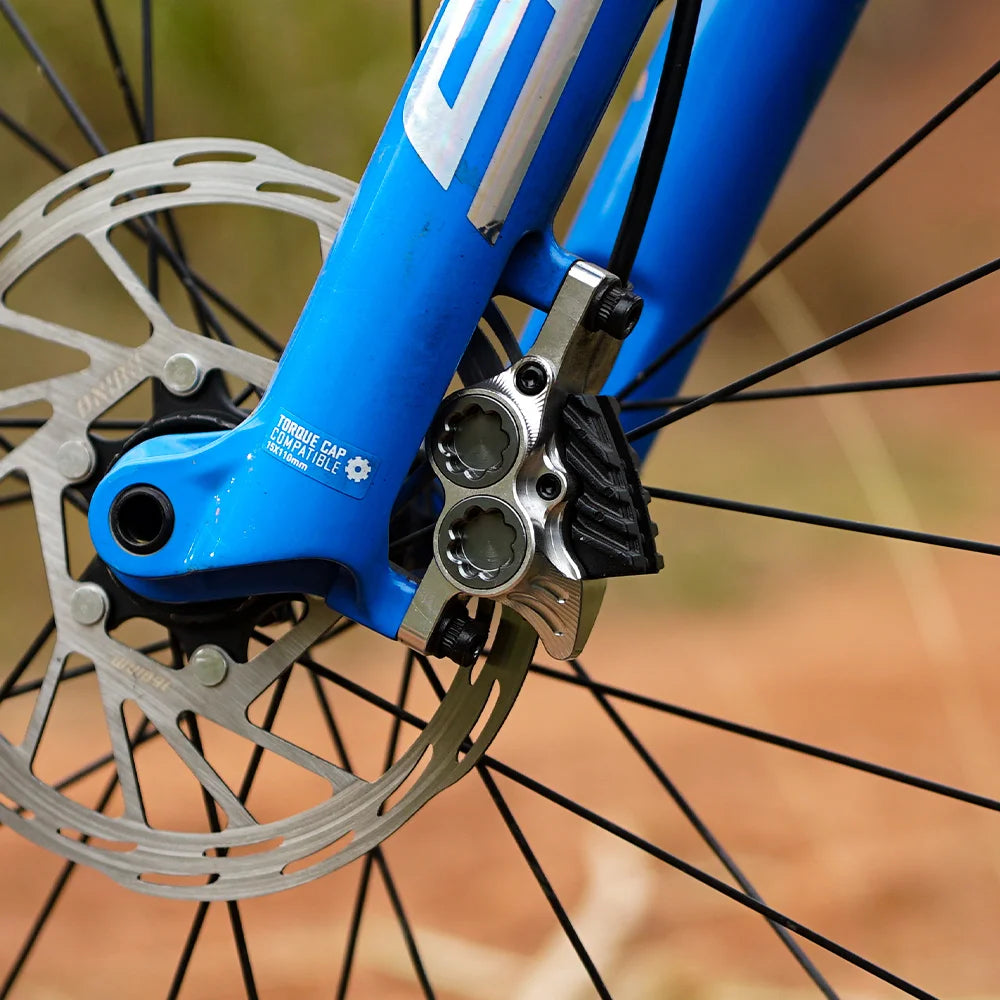 ONIRII Bike Heat Dissipating Brake Pads Metal Resin Hybrid Pad for M4 Oil Disc Brake 4 Piston Hydraulic Caliper for MTB Bicycle