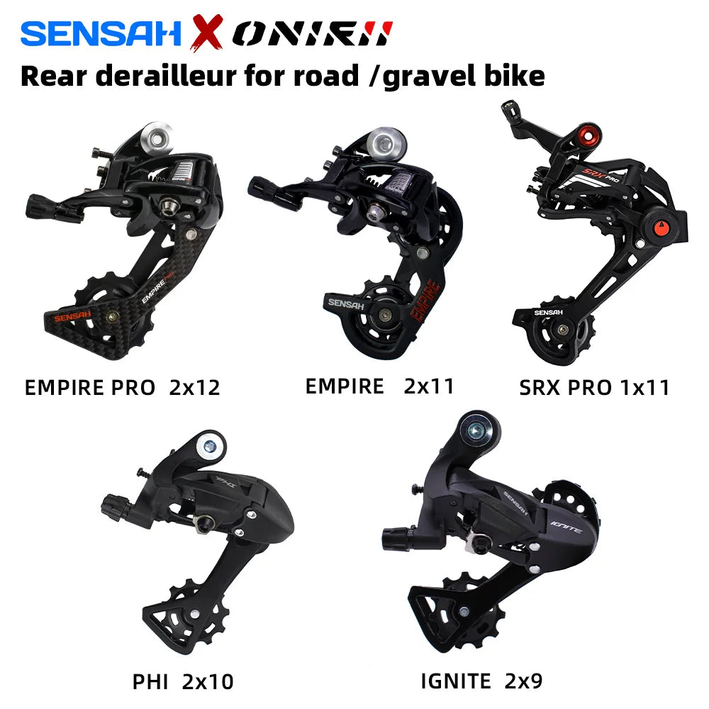 SENSAH Bicycle Derailleu Rear Derailleurs 9 10 11 12 Speed EMPIRE PRO SRX PHI For Shifters Road Bike New