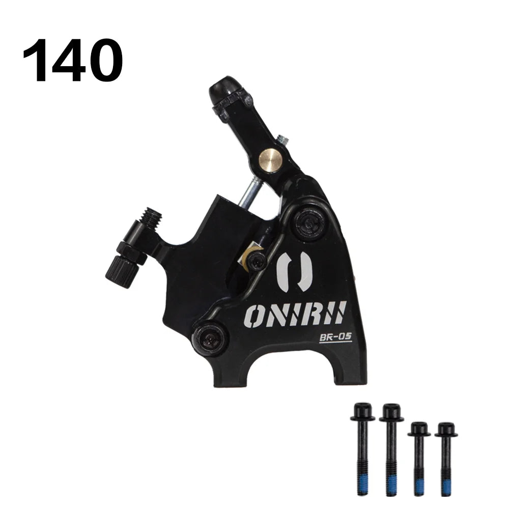 ONIRII Hydraulic Disc Gravel Road Bike Brake Flat Mount CX Rotor Brake Bicycle Caliper CNC Mechanical Wire Pull Metal Pads NEW