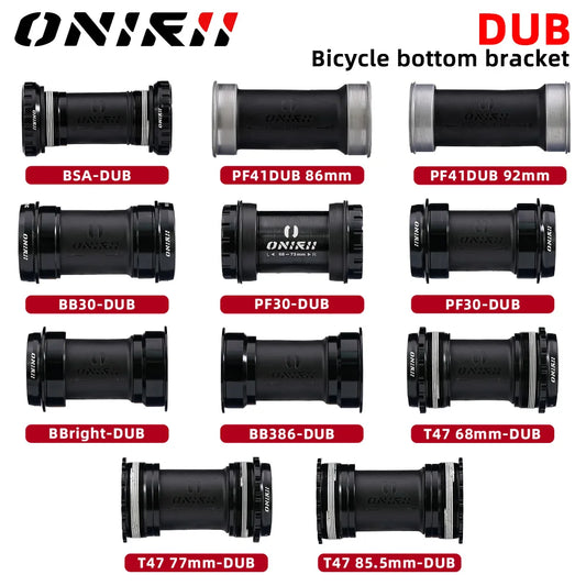 ONIRII DUB Bike Bottom Bracket 28.99 Ceramic Bearing BSA T47 86-92 BB30 Threaded Press Fit Lock BB for MTB Road Bicycle Part NEW