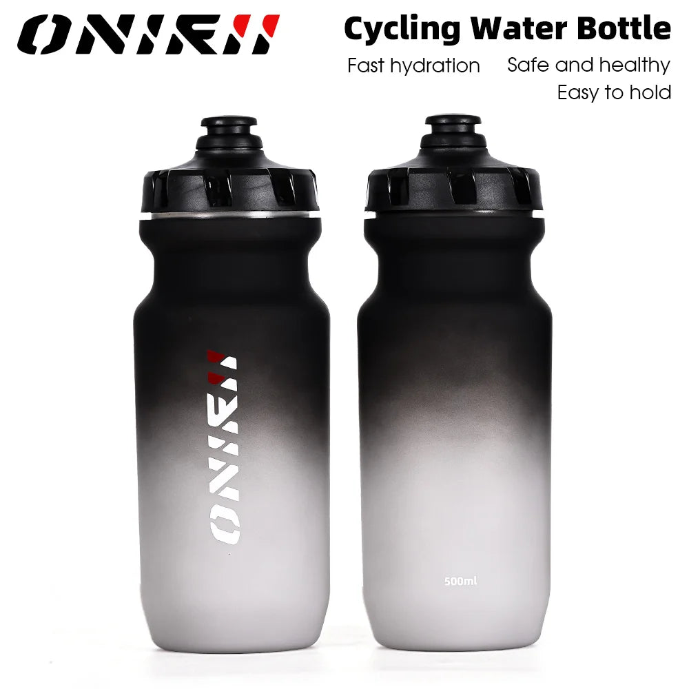 2023 ONIRII Cycling Water Bottle 500ml PP5 Light Leak-proof Squeezable BPA-free Bicycle Beverage Kettle for Riding Sports NEW