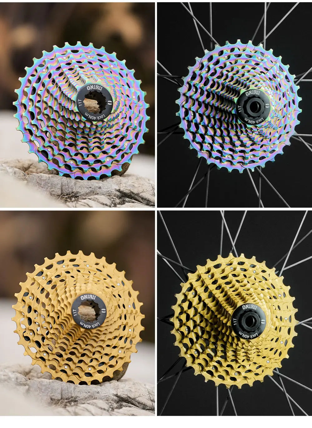 ONIRII CNC Road Cassette 12 Speed 11-32T 11S-34T Ultralight Hollow HG Bike Freewheel 12V Plated Gold Silver Rainbow Sprocket NEW