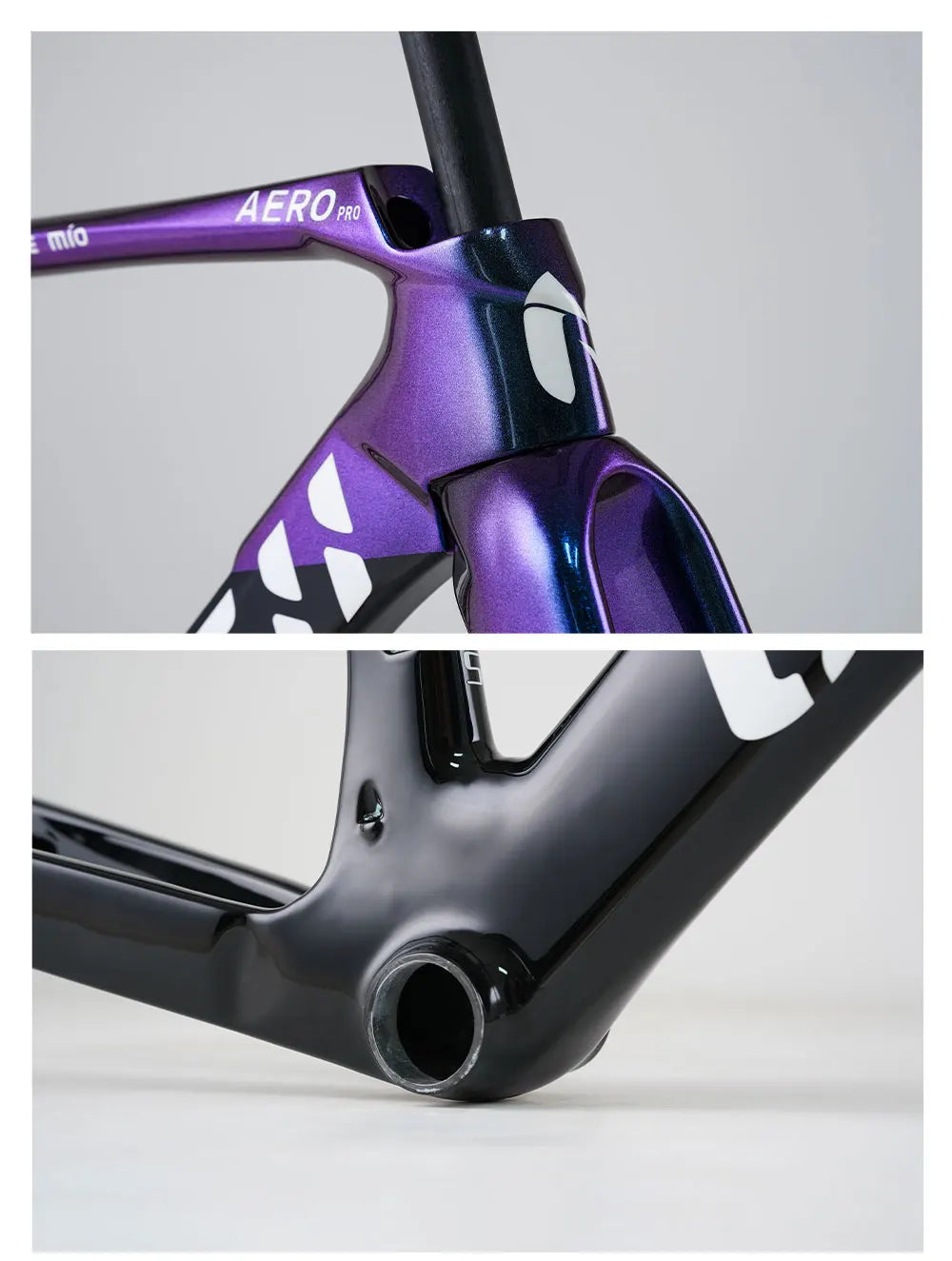 2024 ONIRII Aerodynamic Carbon Bike Frame with Integrated Handlebar Thru Axle, Front Fork, Headset, Seat Post for Road Bicycle