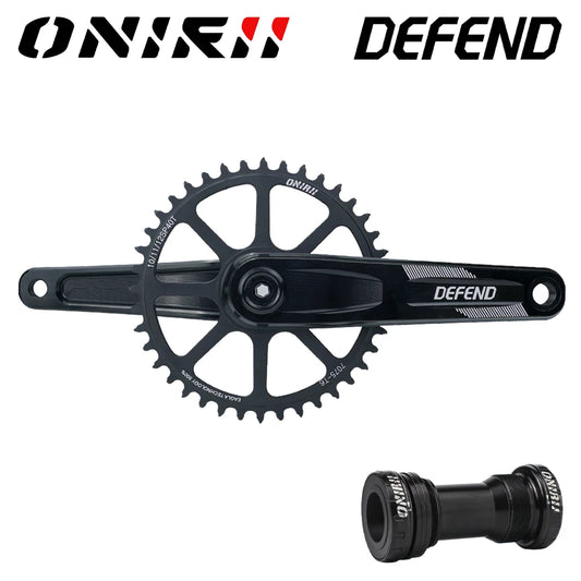 ONIRII Crankset Road Gravel Bike 165 172.5 175mm Crank with BSA-24 40 42 44T Chainring Ultra-light for Road Bicycle 10S/11S/12S