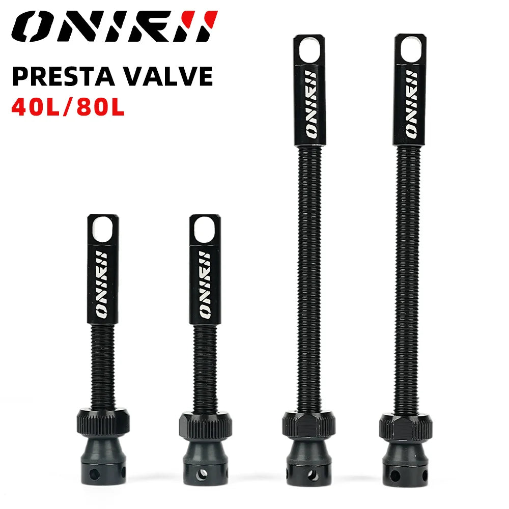 ONIRII 2 Pcs Bike Valve Core Presta Valve Universal French Schrader Tubeless Tool Air Nozzle for Road Bike MTB Bicycle Parts NEW