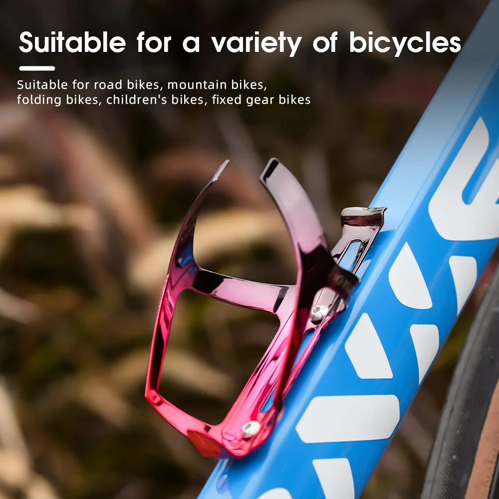 Bike Bottle Holder Plating Gradient Light Cycling Water Bottle Cages Aluminum Bike Drink Drink Cup Bracket for MTB Road Bike NEW