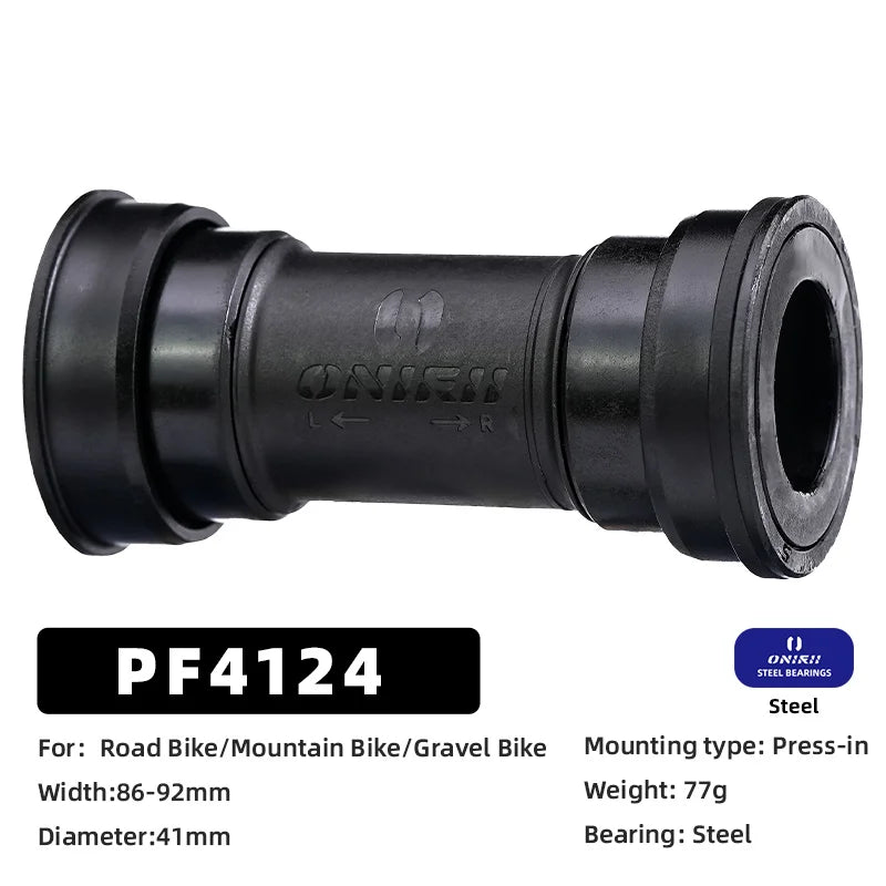 ONIRII Ceramic Bike Bottom Bracket 24mm BSA 86-92 BB30 T47 Threaded Press-in Lock Steel Bearing BB for MTB Road Bicycle Part NEW