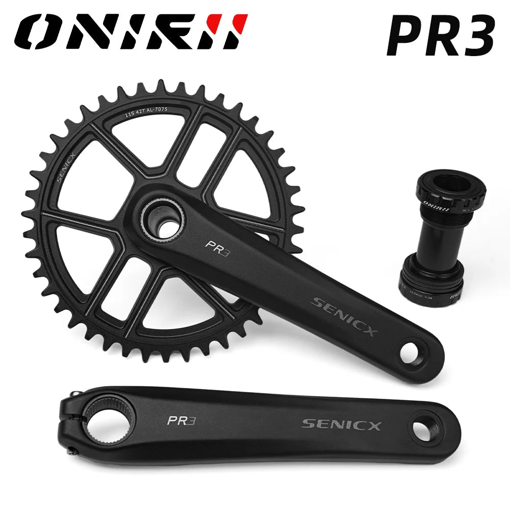 ONIRII Road Crankset Gravel PR3 165/170/172.5/175mm Crank Chainring 40T/42T/44T for Folding Gravel Bikes 10/11/12S NEW