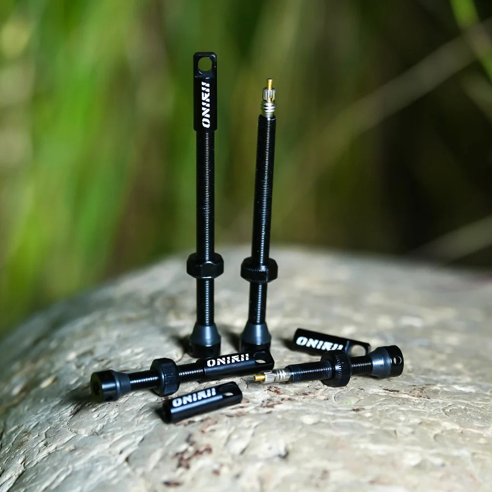 ONIRII 2 Pcs Bike Valve Core Presta Valve Universal French Schrader Tubeless Tool Air Nozzle for Road Bike MTB Bicycle Parts NEW