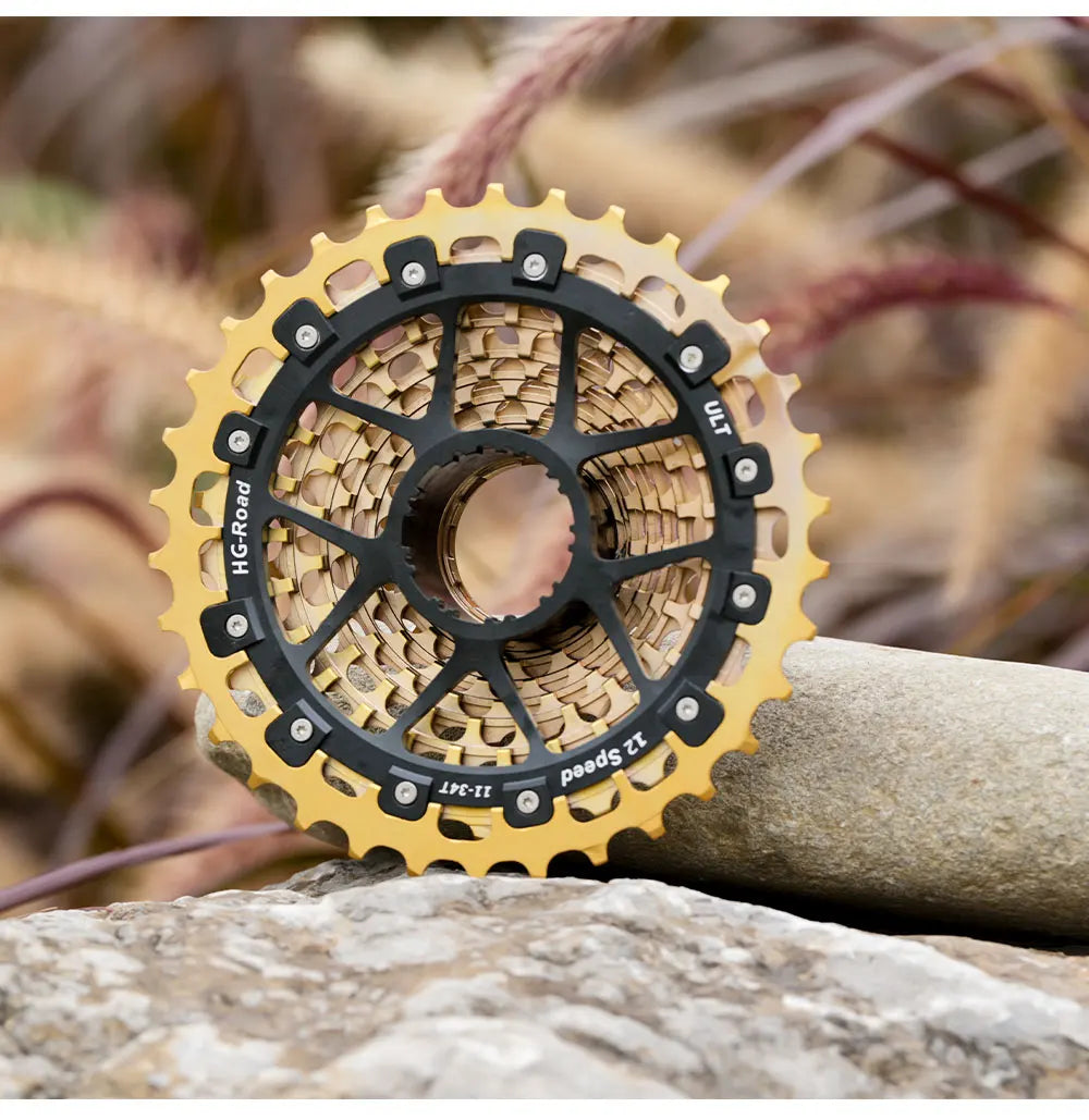 ONIRII CNC Road Cassette 12 Speed 11-32T 11S-34T Ultralight Hollow HG Bike Freewheel 12V Plated Gold Silver Rainbow Sprocket NEW