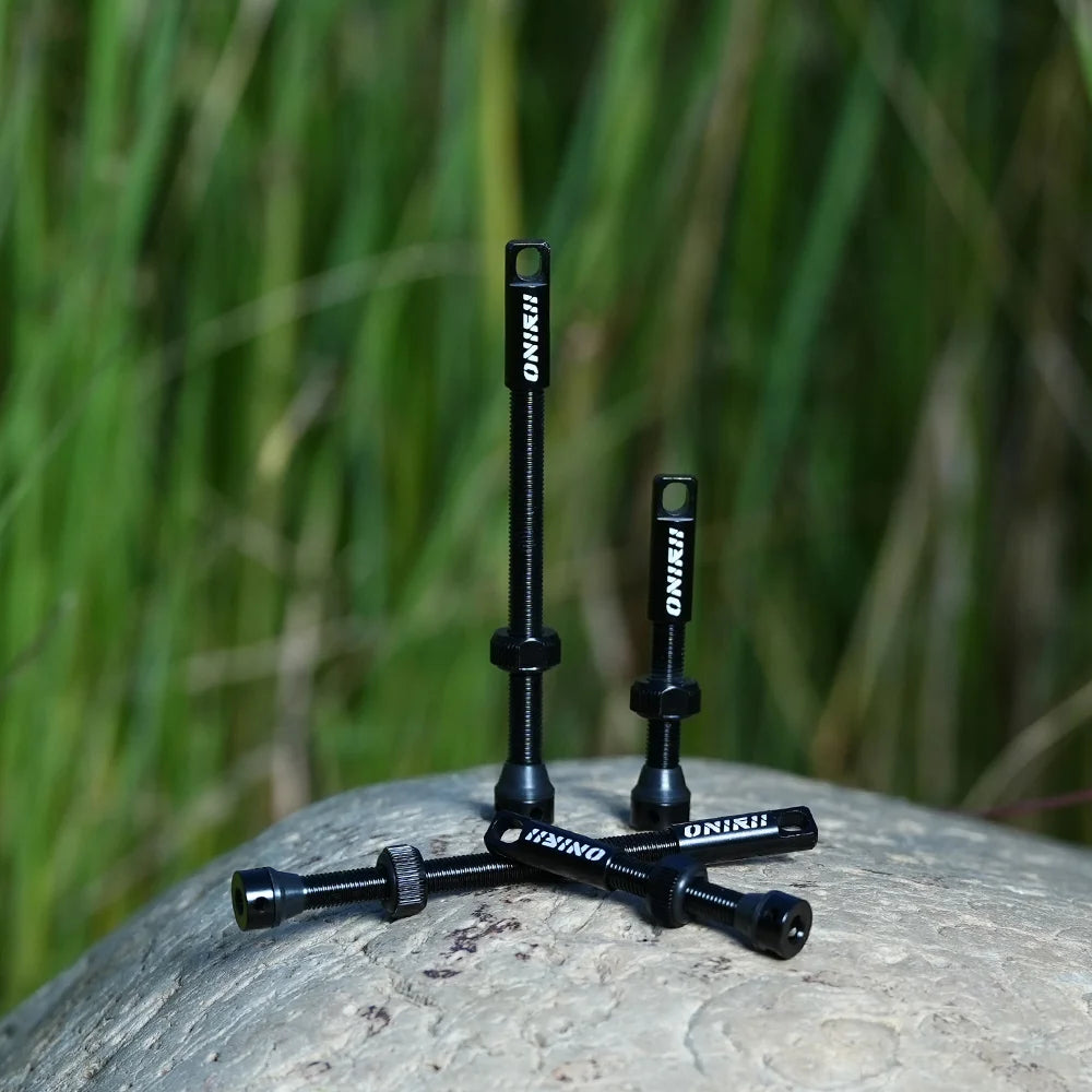 ONIRII 2 Pcs Bike Valve Core Presta Valve Universal French Schrader Tubeless Tool Air Nozzle for Road Bike MTB Bicycle Parts NEW