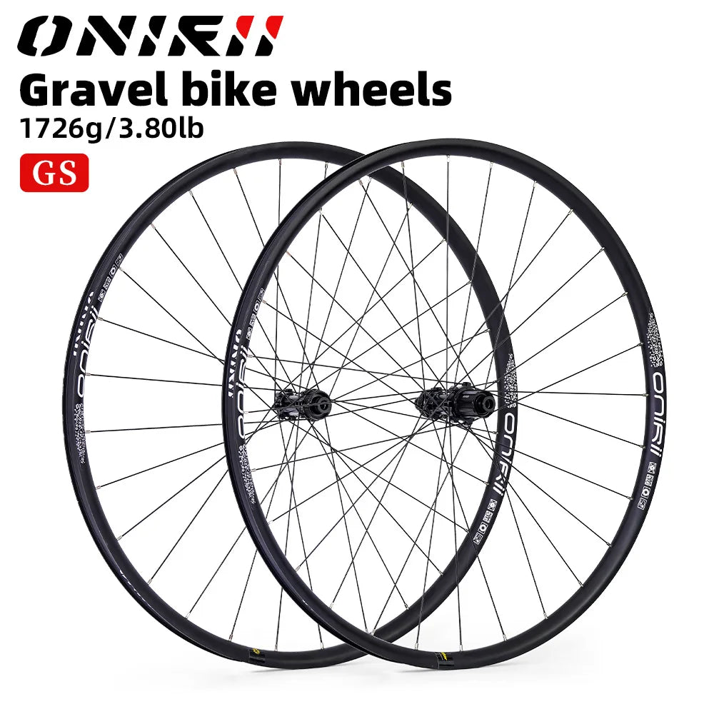 Gravel Bike Wheels Aluminum Disc Brake Wheelset 12x100mm 12x142mm Front 28H Rear 28H Support HG MS XD Cassette Body for Gravel