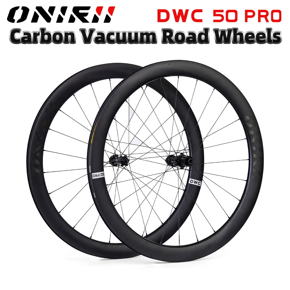 1428g Vacuum Carbon Bike Wheel 700C Light Front 24 Rear 24 Holes 12x100mm 12x142mm for HG Cassette Body for Road Bicycle NEW