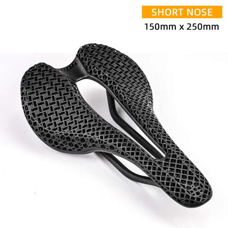 2024 ONIRII 3D Printed Bike Saddle Carbon Hollow Seat 6 Partition Comfortable Breathable Cycling Seat for Road MTB Bicycle NEW