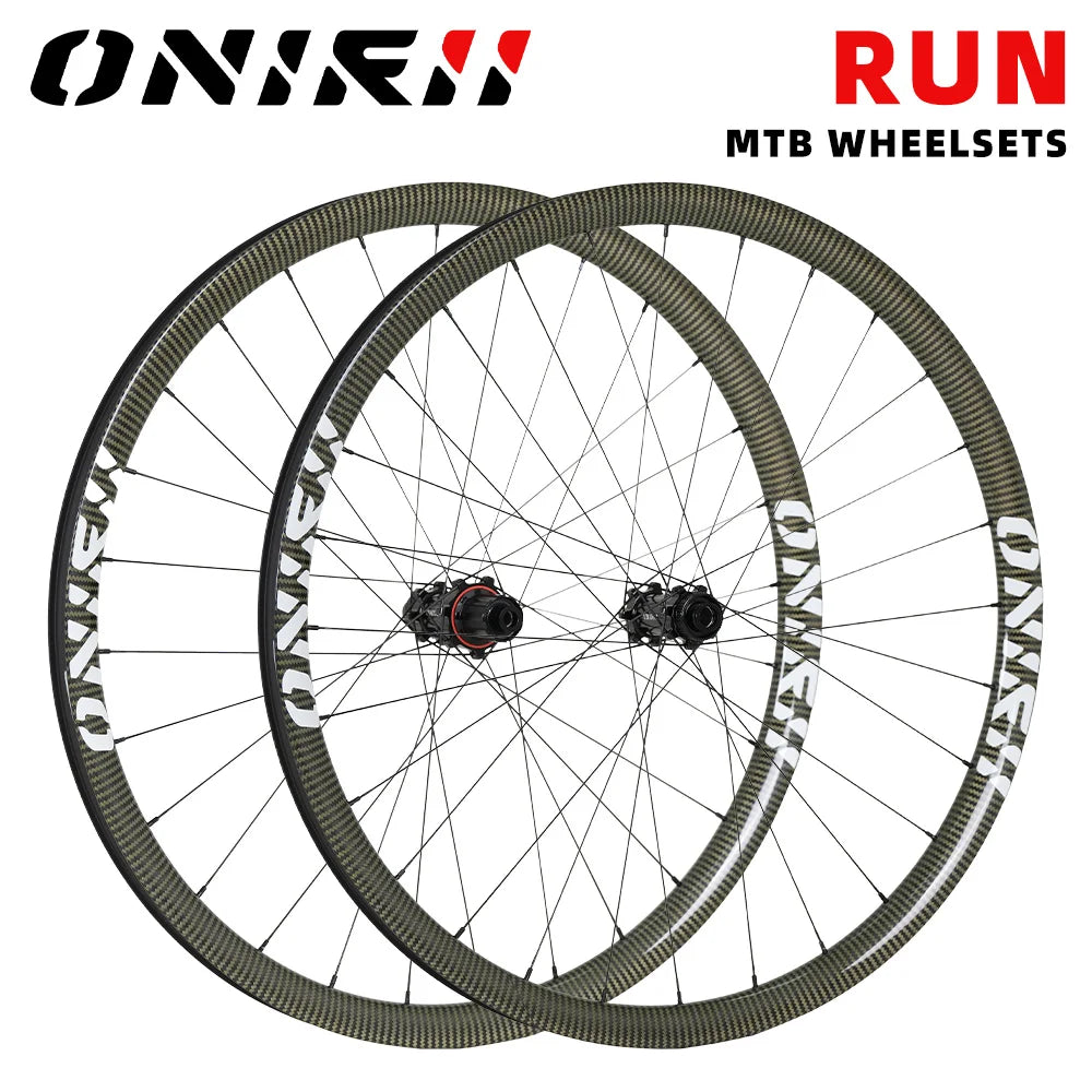 MTB XC Carbon Fiber Wheelset 29'' Disc Brake Wheel Front/Rear 28H 100*142mm 110*148mm for XD MS HG Hub for Mountain Bikes