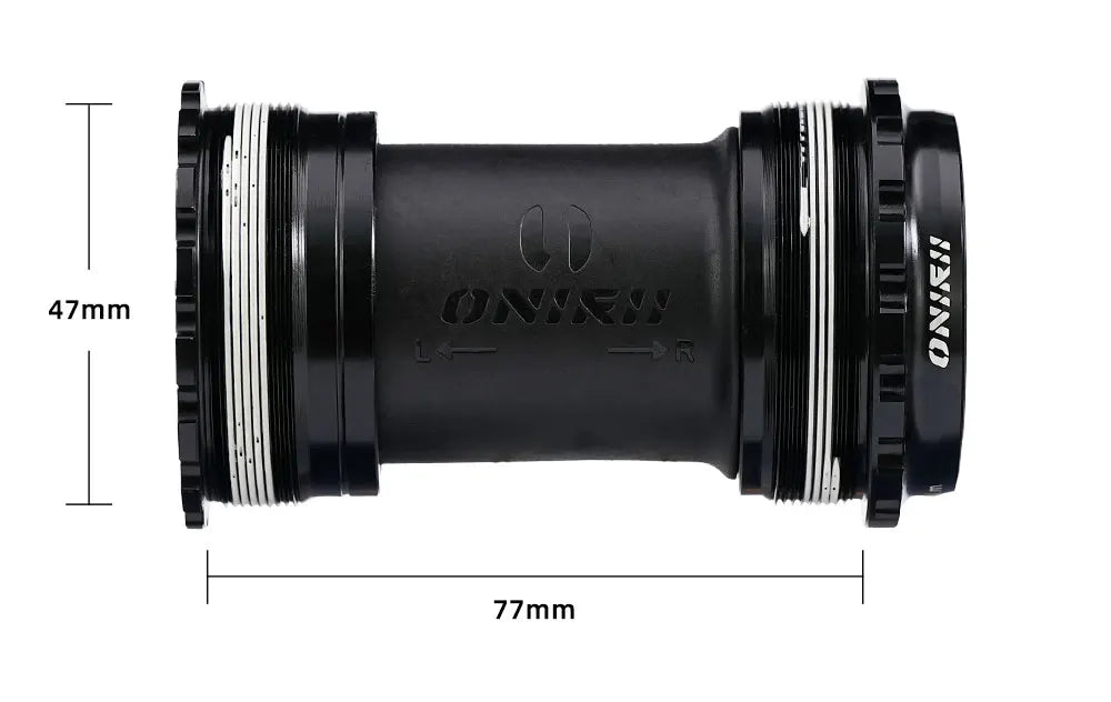 ONIRII Ceramic Bike Bottom Bracket 24mm BSA 86-92 BB30 T47 Threaded Press-in Lock Steel Bearing BB for MTB Road Bicycle Part NEW