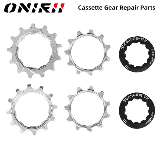 MTB Road Bike Cassette Repair Teeth 9 10 11 12 Speed 11 12 13T Steel Freewheel Gear Repair Parts for Mountain Road Bicycle NEW